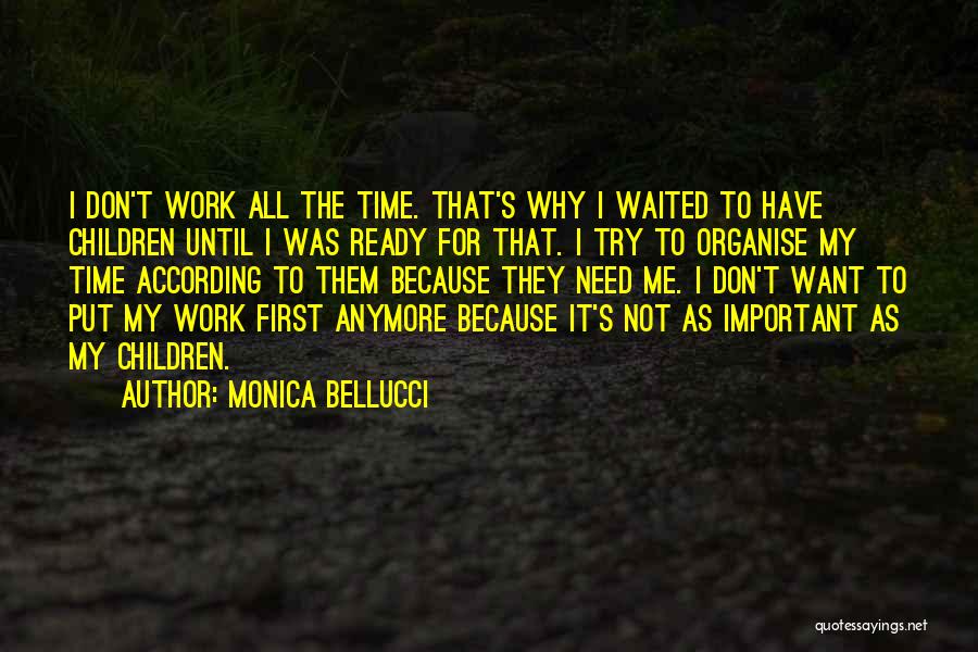 Not Important Anymore Quotes By Monica Bellucci