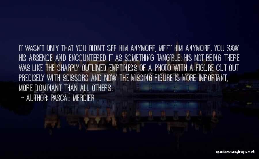 Not Important Anymore Quotes By Pascal Mercier
