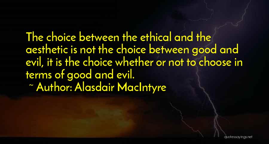 Not In Good Terms Quotes By Alasdair MacIntyre