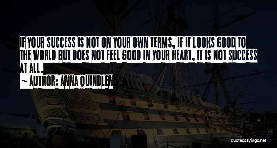 Not In Good Terms Quotes By Anna Quindlen