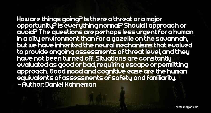 Not In The Good Mood Quotes By Daniel Kahneman