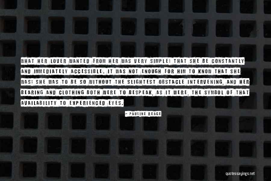 Not Intervening Quotes By Pauline Reage Not Intervening Quotes By Pauline Reage