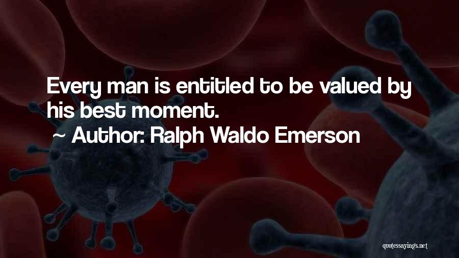 Not Judging Me For My Past Quotes By Ralph Waldo Emerson