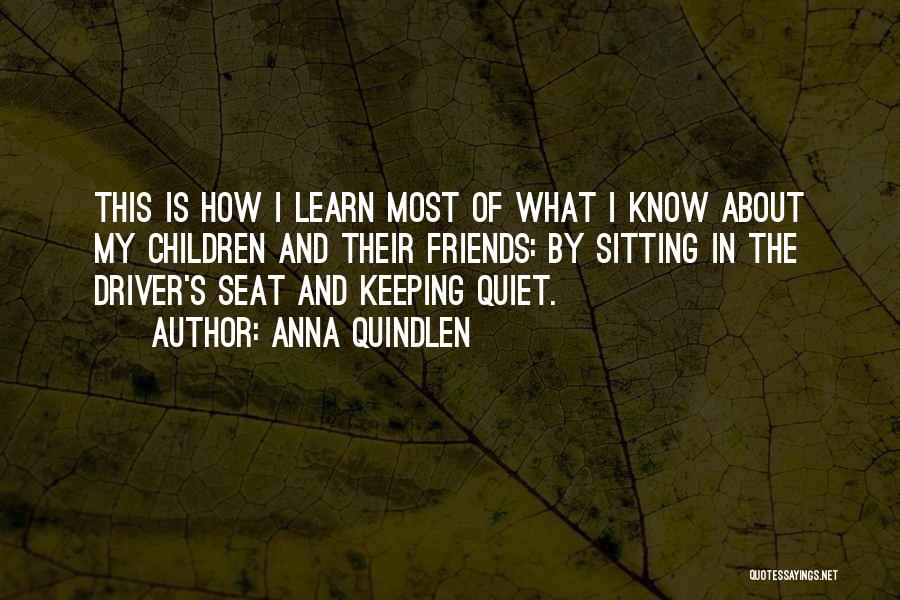 Not Keeping Quiet Quotes By Anna Quindlen