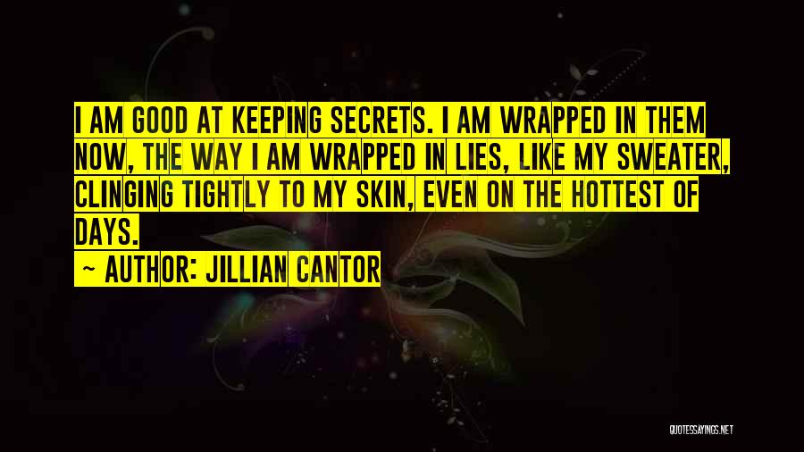 Not Keeping Secrets Quotes By Jillian Cantor