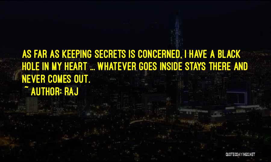Not Keeping Secrets Quotes By Raj
