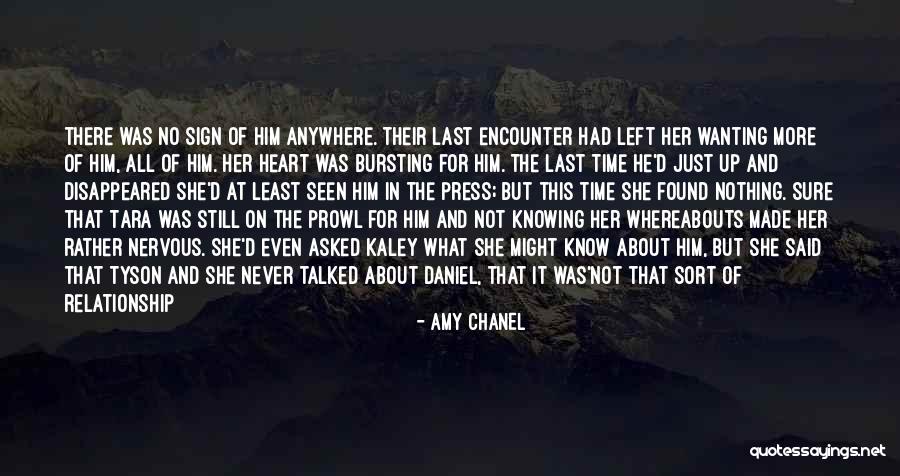 Not Knowing About A Relationship Quotes By Amy Chanel Not Knowing About A Relationship Quotes By Amy Chanel