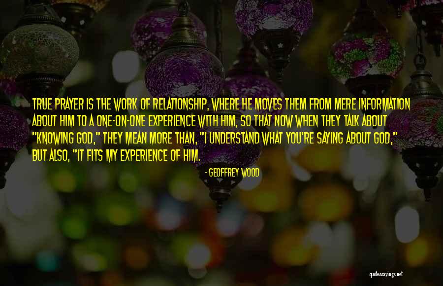 Not Knowing About A Relationship Quotes By Geoffrey Wood Not Knowing About A Relationship Quotes By Geoffrey Wood