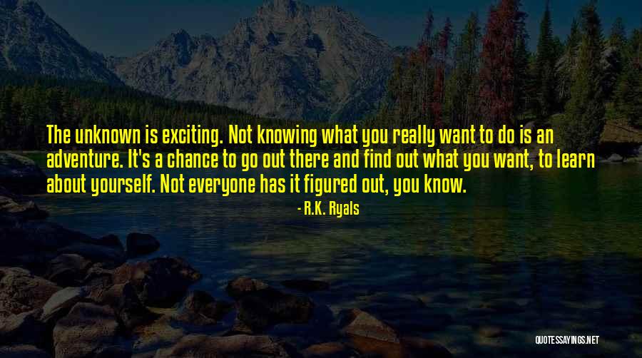 Not Knowing About Yourself Quotes By R.K. Ryals