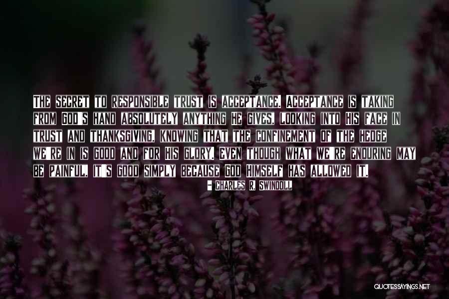 Not Knowing How To Trust Quotes By Charles R. Swindoll