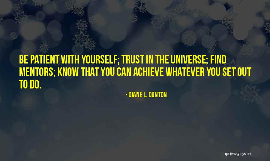 Not Knowing How To Trust Quotes By Diane L. Dunton