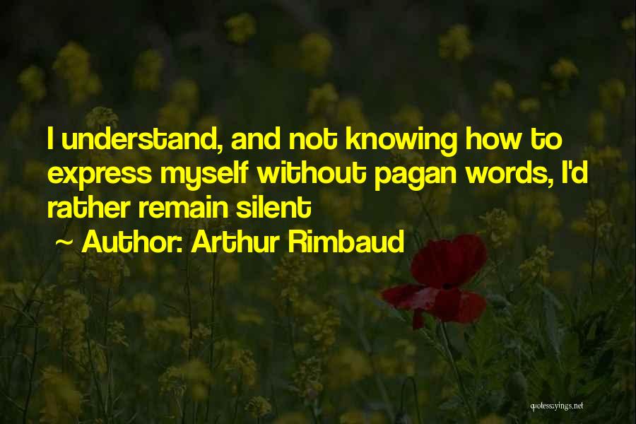 Not Knowing Myself Quotes By Arthur Rimbaud