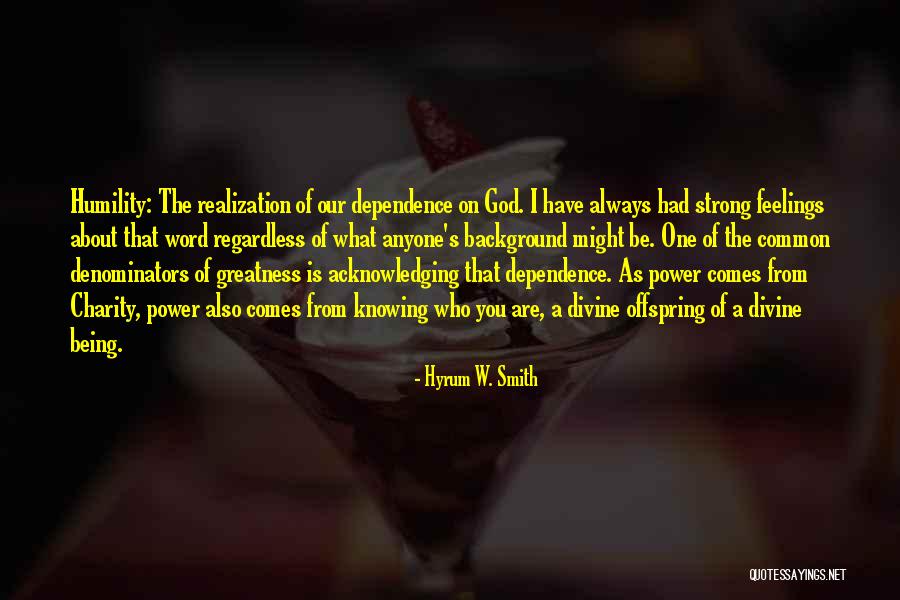 Not Knowing Someone's Feelings Quotes By Hyrum W. Smith Not Knowing Someone's Feelings Quotes By Hyrum W. Smith