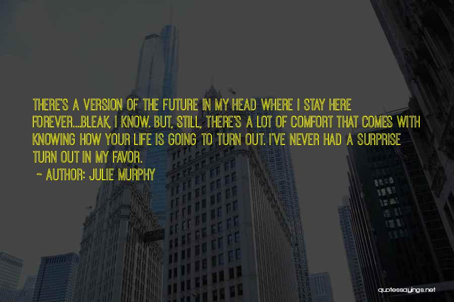 Not Knowing What To Do In The Future Quotes By Julie Murphy