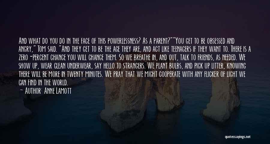 Not Knowing What To Say To Someone You Like Quotes By Anne Lamott