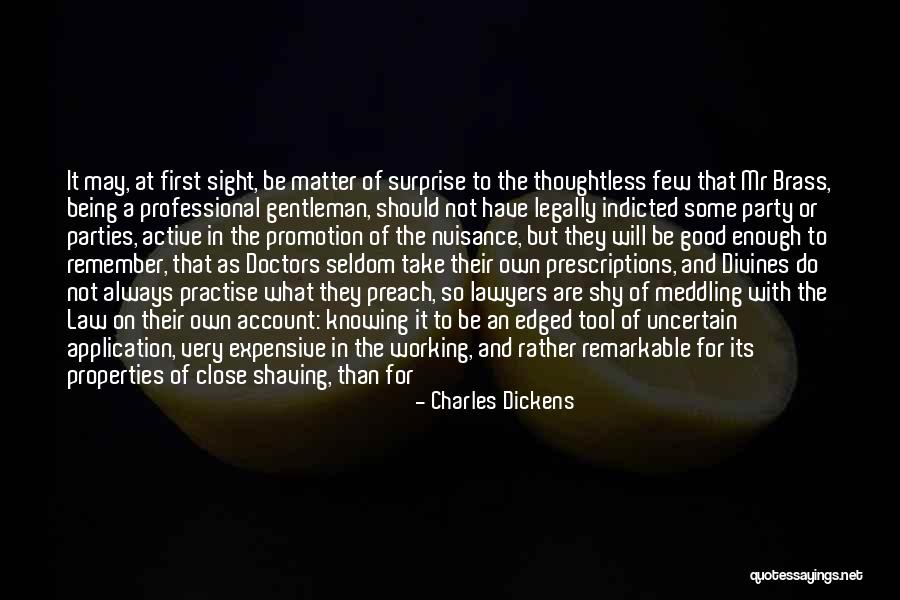 Not Knowing What's Right Quotes By Charles Dickens