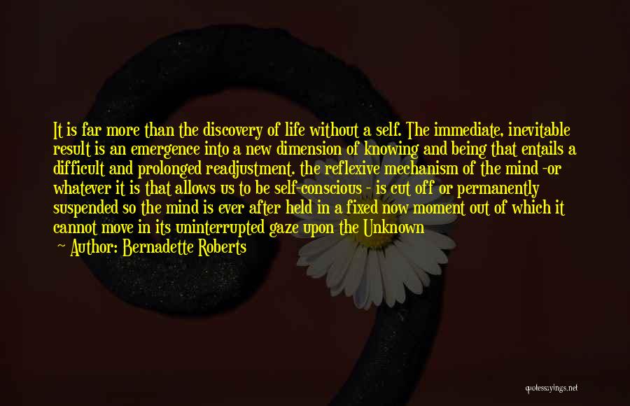Not Knowing Where Life Is Going Quotes By Bernadette Roberts