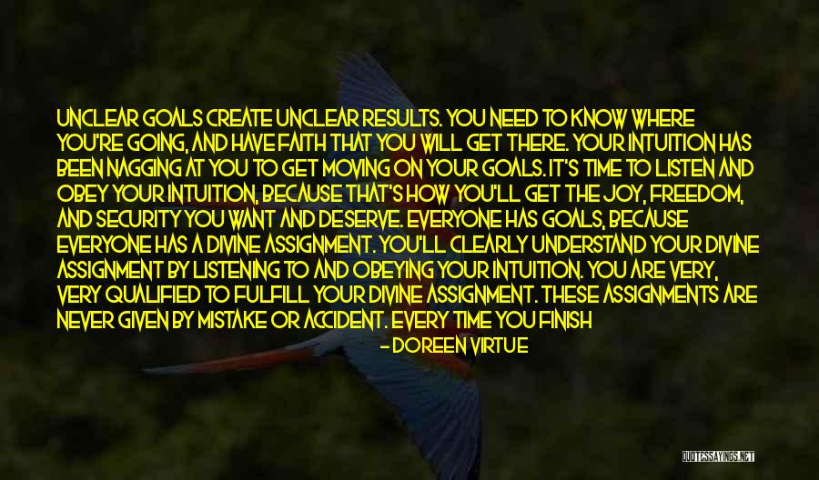 Not Knowing Where You're Going Quotes By Doreen Virtue