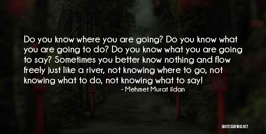 Not Knowing Where You're Going Quotes By Mehmet Murat Ildan Not Knowing Where You're Going Quotes By Mehmet Murat Ildan