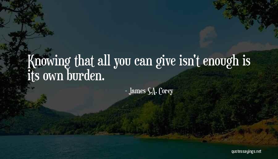Not Knowing Whether To Give Up Quotes By James S.A. Corey Not Knowing Whether To Give Up Quotes By James S.A. Corey