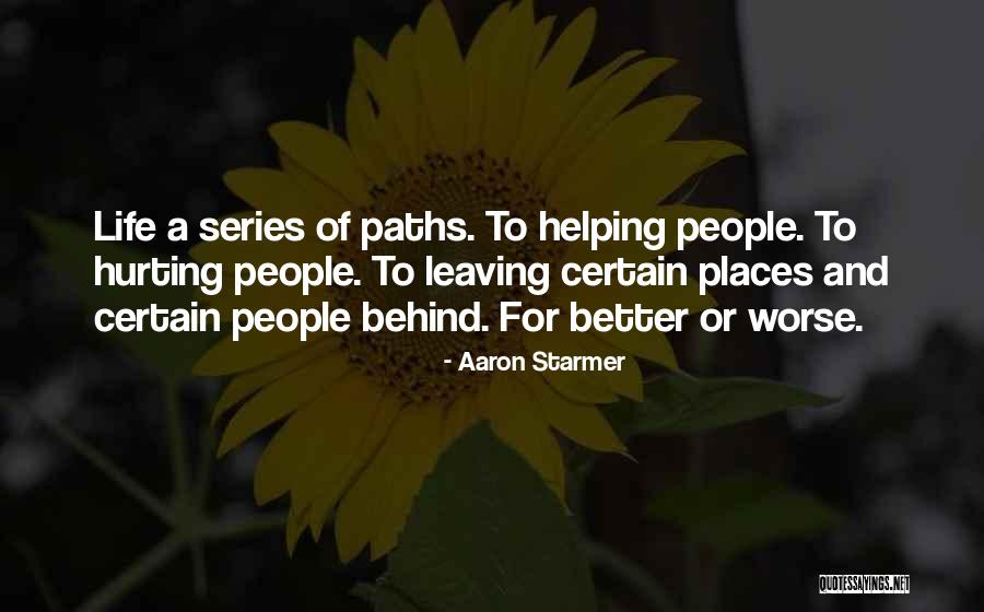 Not Leaving People Behind Quotes By Aaron Starmer Not Leaving People Behind Quotes By Aaron Starmer