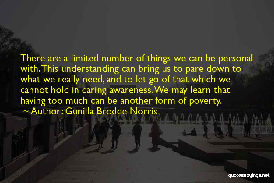 Not Letting Others Bring You Down Quotes By Gunilla Brodde Norris