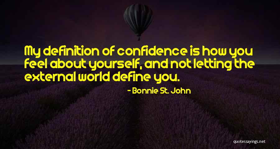 Not Letting Things Define You Quotes By Bonnie St. John Not Letting Things Define You Quotes By Bonnie St. John