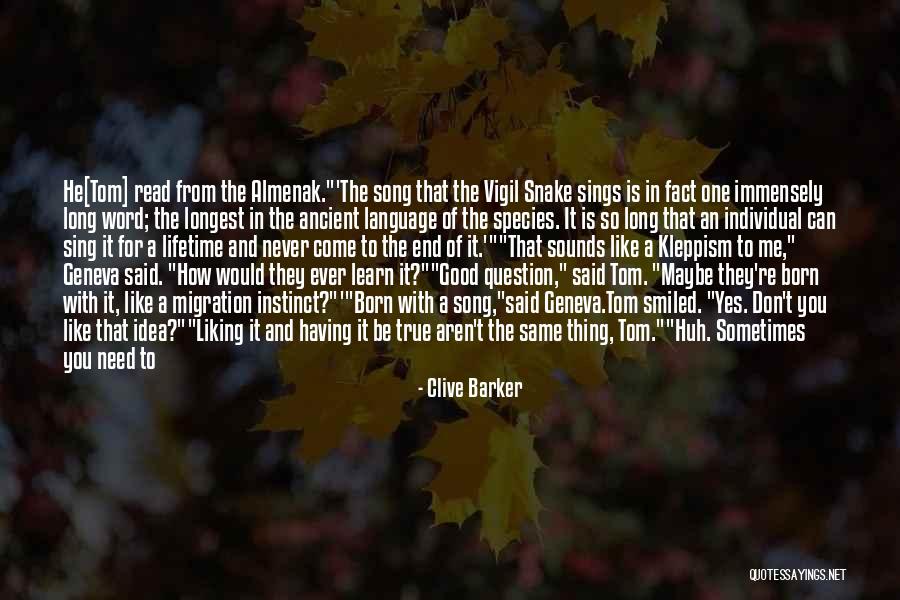 Not Liking To Read Quotes By Clive Barker Not Liking To Read Quotes By Clive Barker