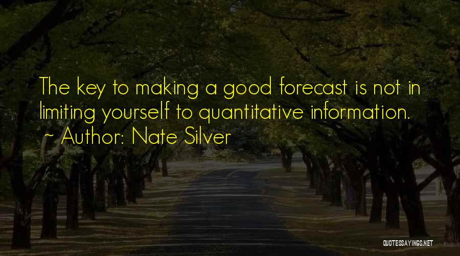 Not Limiting Yourself Quotes By Nate Silver