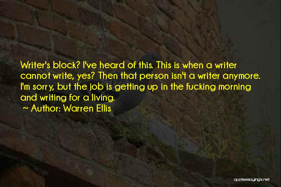 Not Living In The Past Anymore Quotes By Warren Ellis