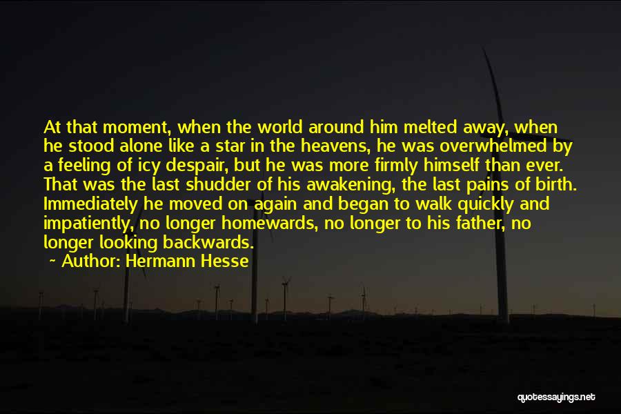 Not Looking Backwards Quotes By Hermann Hesse
