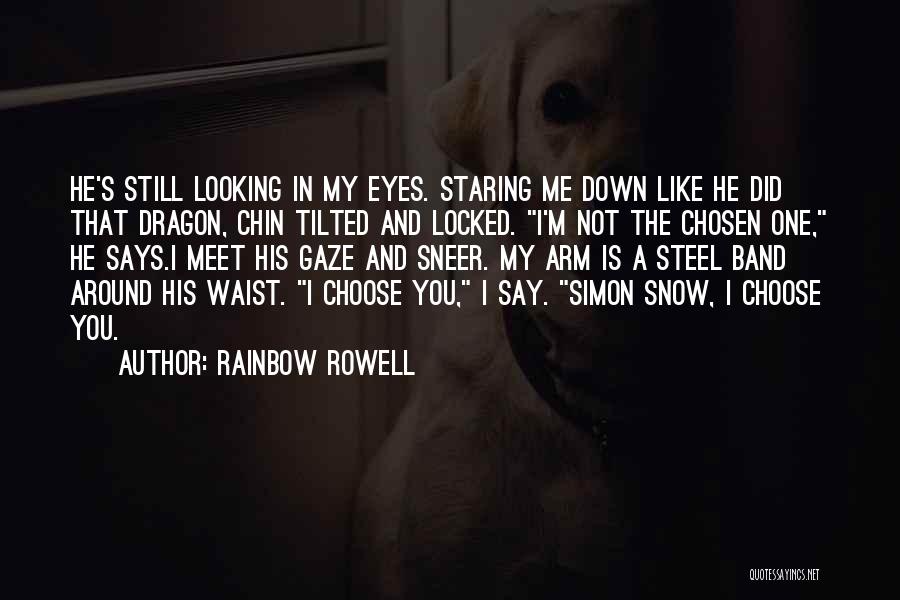 Not Looking Down Quotes By Rainbow Rowell