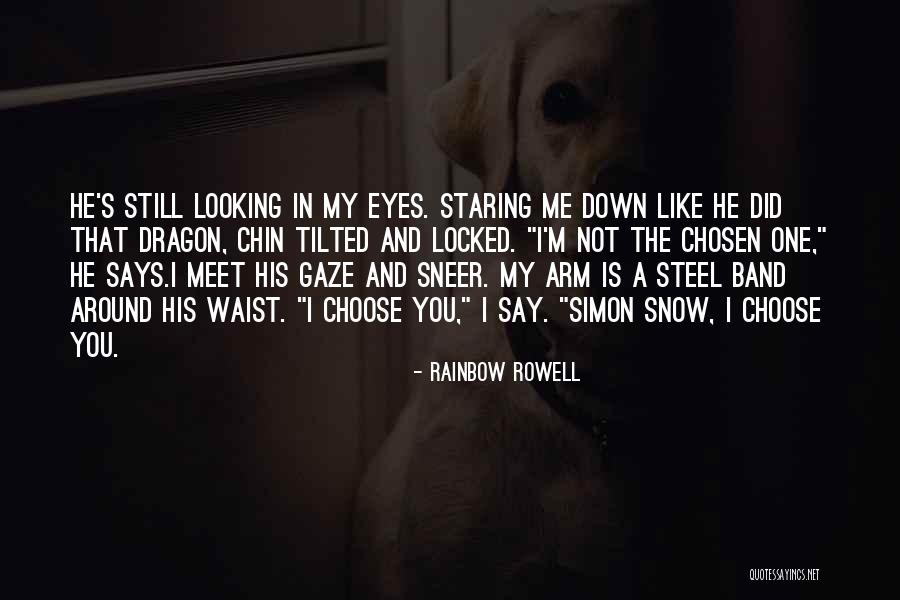 Not Looking Down Quotes By Rainbow Rowell