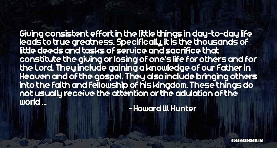 Not Losing Faith Quotes By Howard W. Hunter