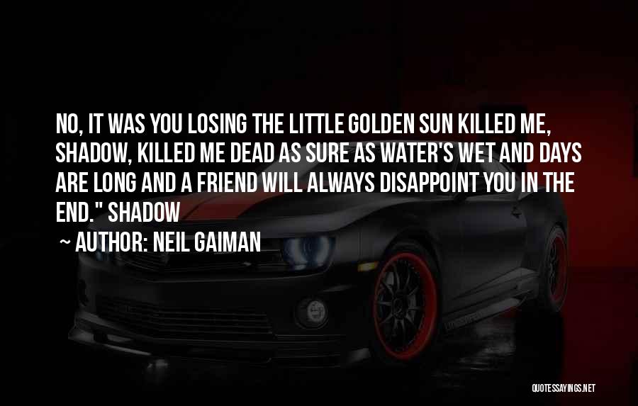 Not Losing Your Best Friend Quotes By Neil Gaiman