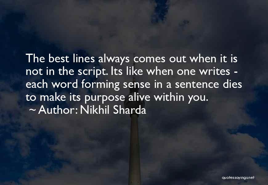 Not Make Sense Quotes By Nikhil Sharda