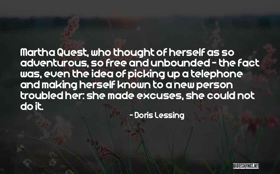 Not Making Excuses Quotes By Doris Lessing Not Making Excuses Quotes By Doris Lessing