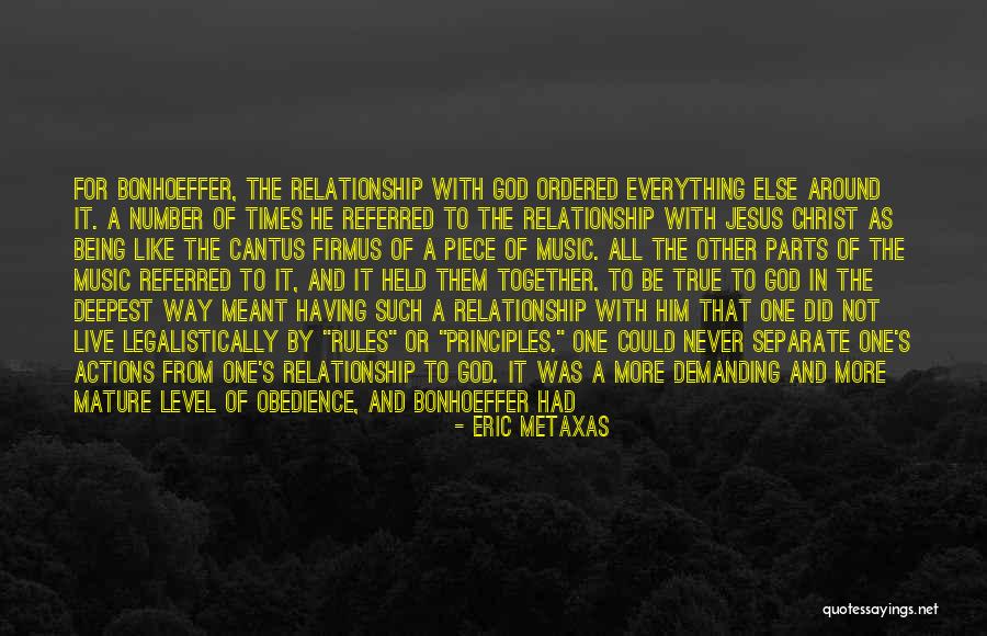 Not Meant Together Quotes By Eric Metaxas