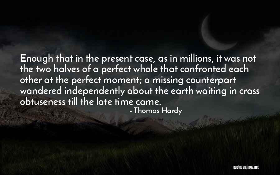 Not Missing A Moment Quotes By Thomas Hardy