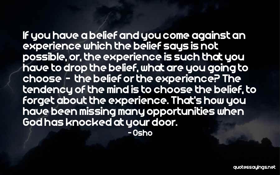 Not Missing Opportunities Quotes By Osho Not Missing Opportunities Quotes By Osho