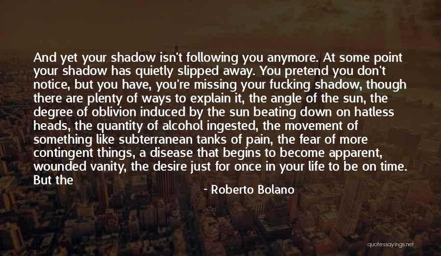 Not Missing You Anymore Quotes By Roberto Bolano