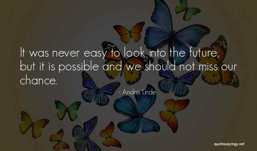 Not Missing Your Chance Quotes By Andrei Linde Not Missing Your Chance Quotes By Andrei Linde