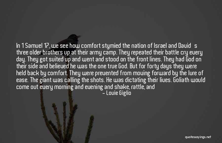 Not Moving Forward Quotes By Louie Giglio Not Moving Forward Quotes By Louie Giglio