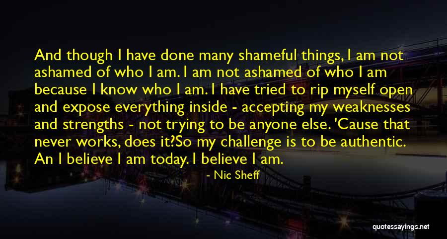 Not Myself Today Quotes By Nic Sheff