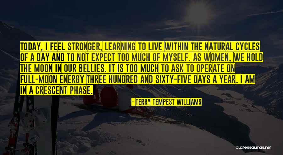 Not Myself Today Quotes By Terry Tempest Williams