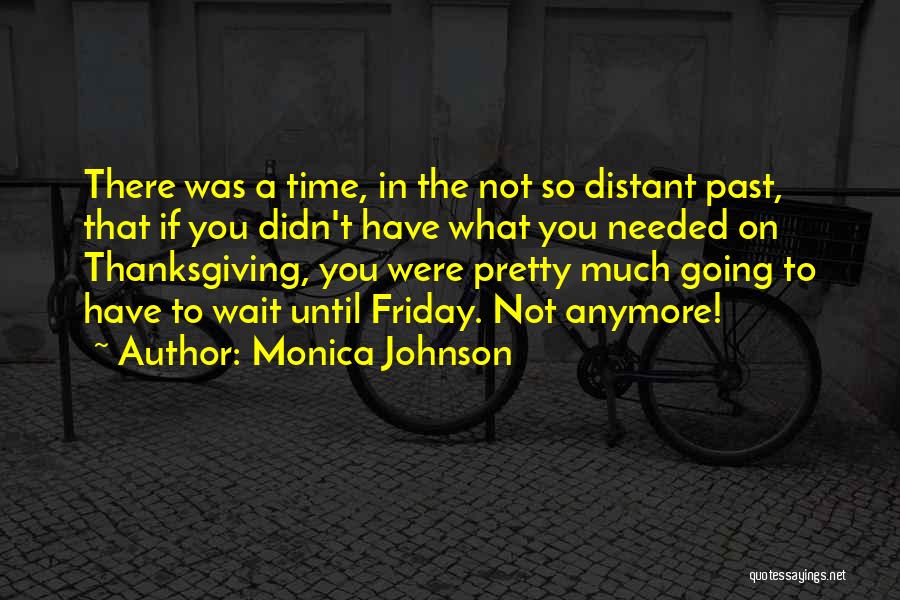 Not Needed Anymore Quotes By Monica Johnson