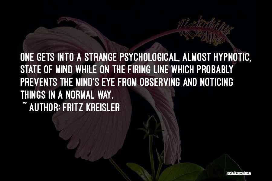 Not Noticing Me Quotes By Fritz Kreisler