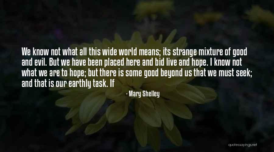 Not Of This World Quotes By Mary Shelley