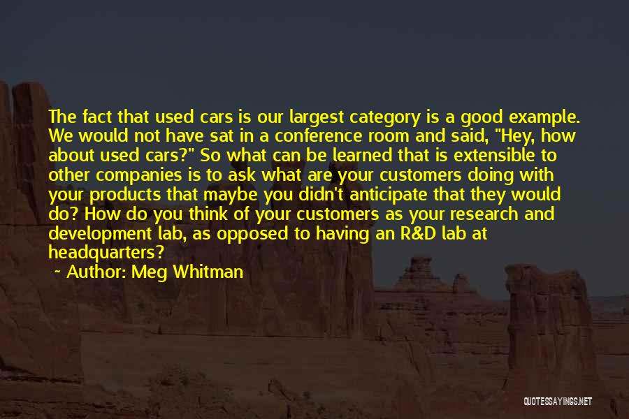 Not Of Your Business Quotes By Meg Whitman