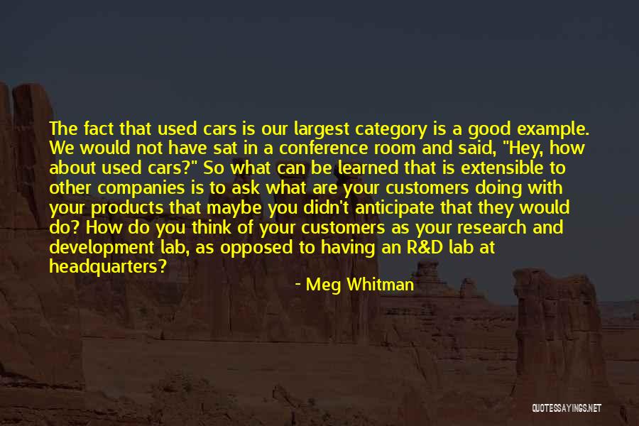 Not Of Your Business Quotes By Meg Whitman